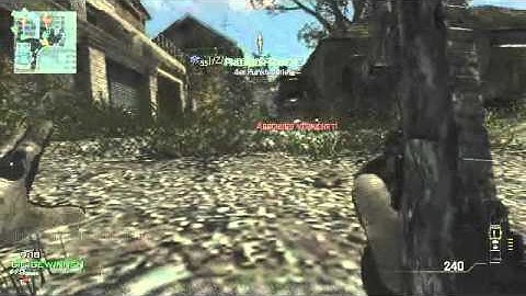 MW3 Kill Confirmed Fallen 3 killstreaks in 20 seconds ! MP7