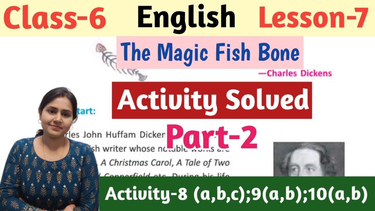 The Magic Fish Bone,Class-6,Lesson-7//Activity Solved Part-2//Question  Answer//@UNIQUELEARNINGLAB 
