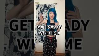 Get ready with me! #emo #emofashion #bluehair #emocore #alternative #altgirl #emocore #scenecore