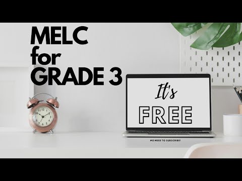MELC for GRADE 3