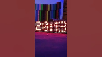 Cool Desk Clock using LED Dot Matrix! ⏳ #diy #esp32project #arduino #aesthetic
