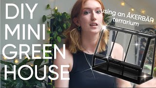 DIY Mini Green House┃IKEA ÅKERBÄR Terrarium