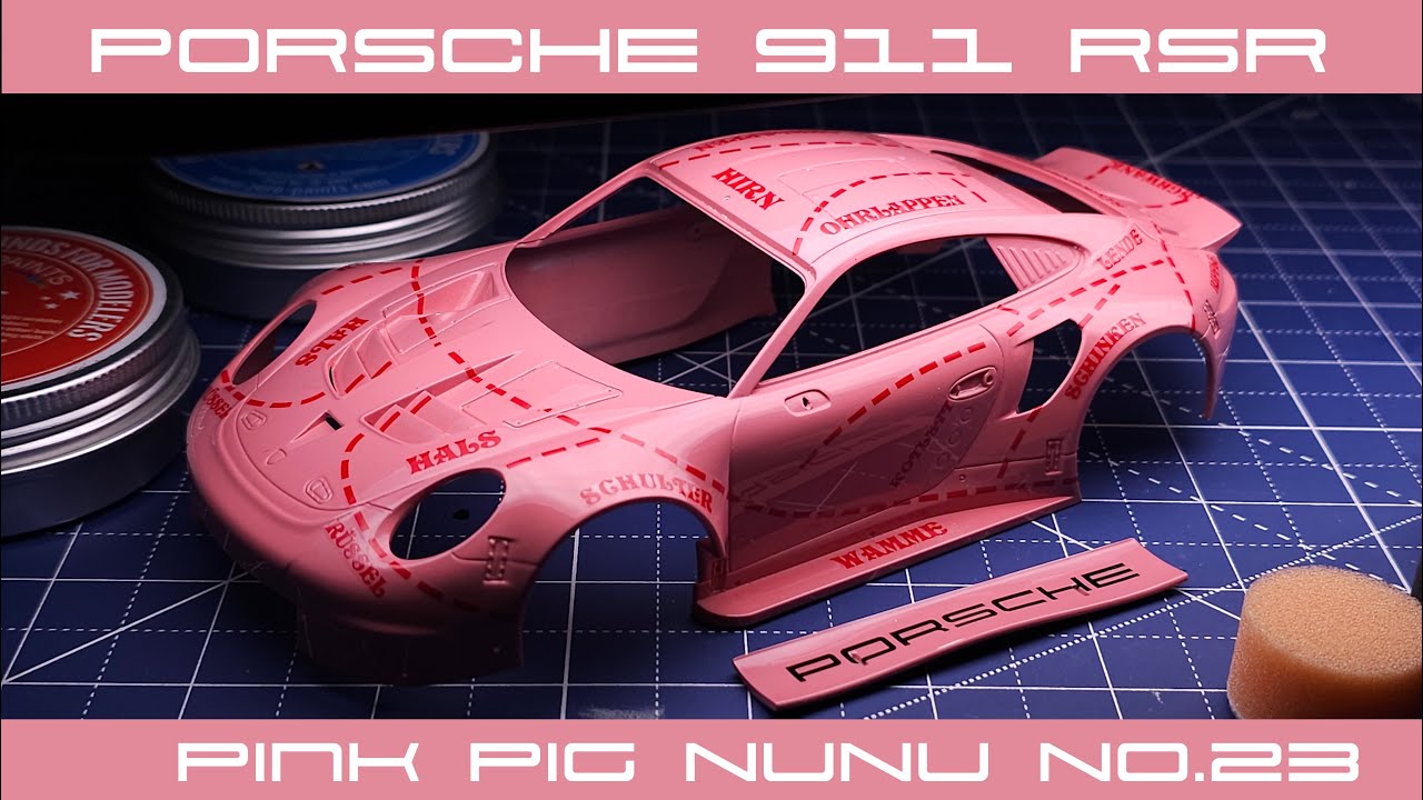 1:18 Porsche 911 RSR Pink Pig Tribute Le Mans Ixo