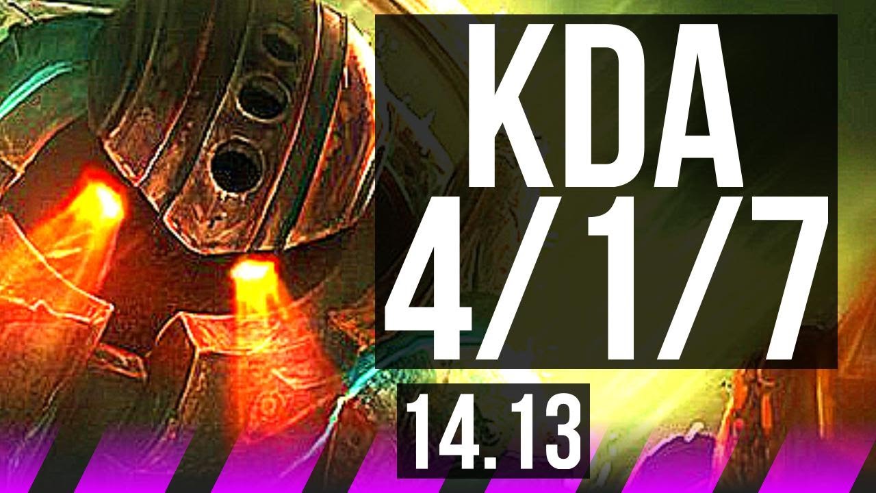 NAUTILUS & Miss Fortune vs NAMI & Tristana (SUP) | 4/1/7, 500+ games | NA Grandmaster | 14.13