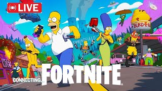 🔴LIVE! - FORTNITE SIMPSONS SEASON LEAKED RIGHT NOW!! NEW BATTLE PASS, MAP, & MORE! (LIVE)
