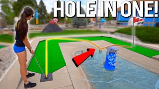 The Most Satisfying Mini Golf Hole In One Ever!