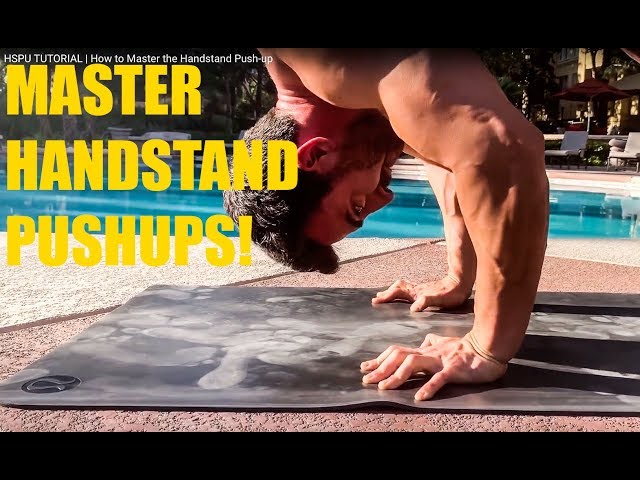 Handstand Push-Up Progression: A 5 Step Tutorial