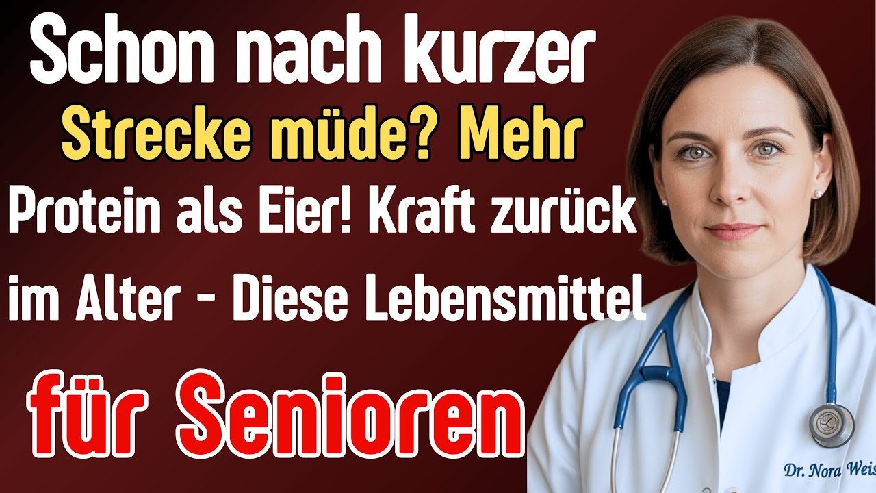 Beste Protein-Lebensmittel ab 60 | Muskelaufbau für Senioren | Gesundes Altern mit Dr. Nora Weiss