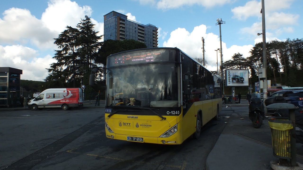 İETT Otokar Kent 290LF (O-1240) İle 25 Hattında Yolculuk