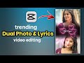 Trending Lyrics & Photo Video Editing Capcut | capcut video editing telugu