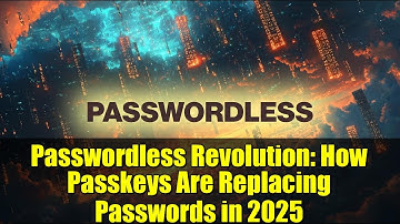 Passwordless Revolution: How Passkeys Are Replacing Passwords in 2025
