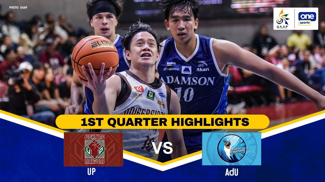 UP vs AdU | 1ST QUARTER HIGHLIGHTS | UAAP SEASON 88 MEN’S BASKETBALL ...
