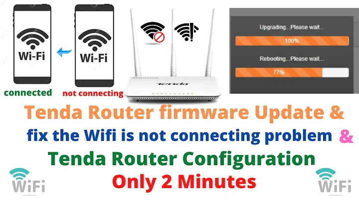 How to update Tenda Router firmware version and setup | fix wifi not connecting  problem