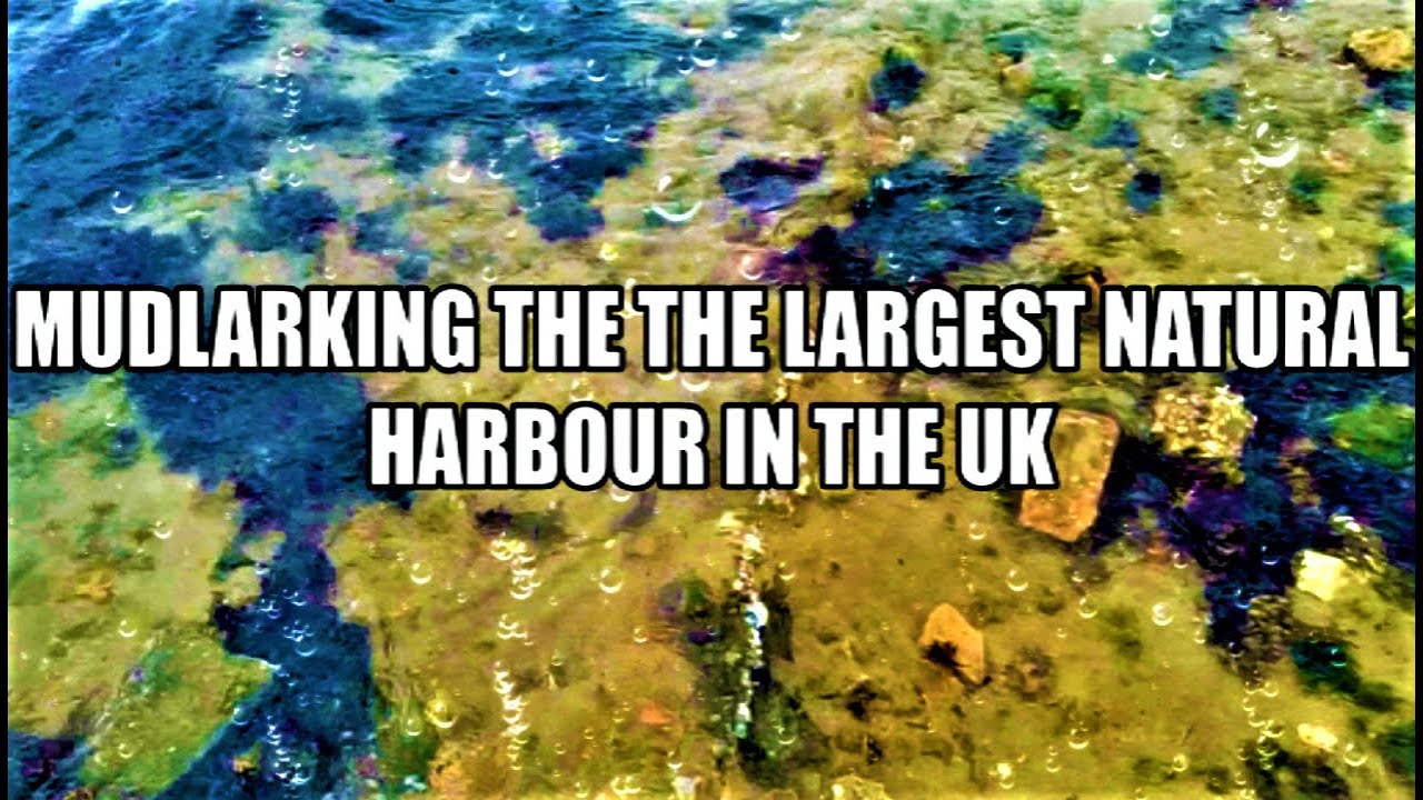 Mudlarking the largest natural harbour in the UK