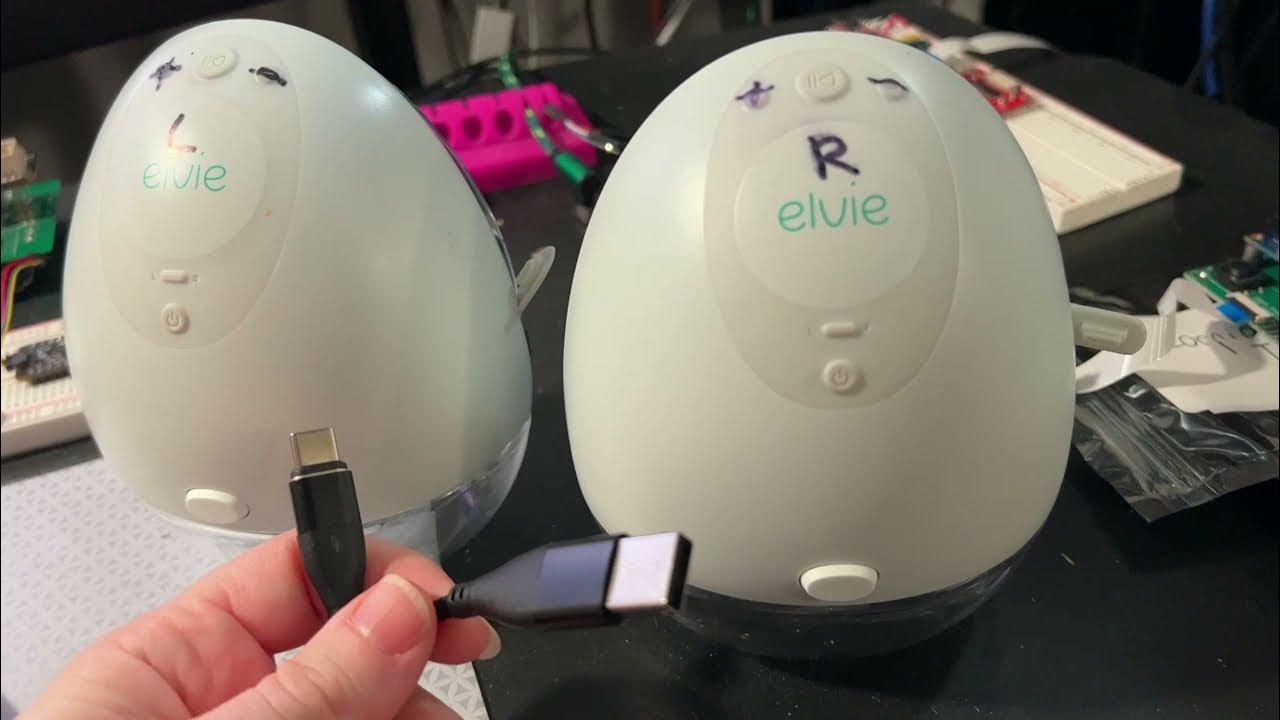 Make charging Elvie pumps a lot faster and easier with tip USB