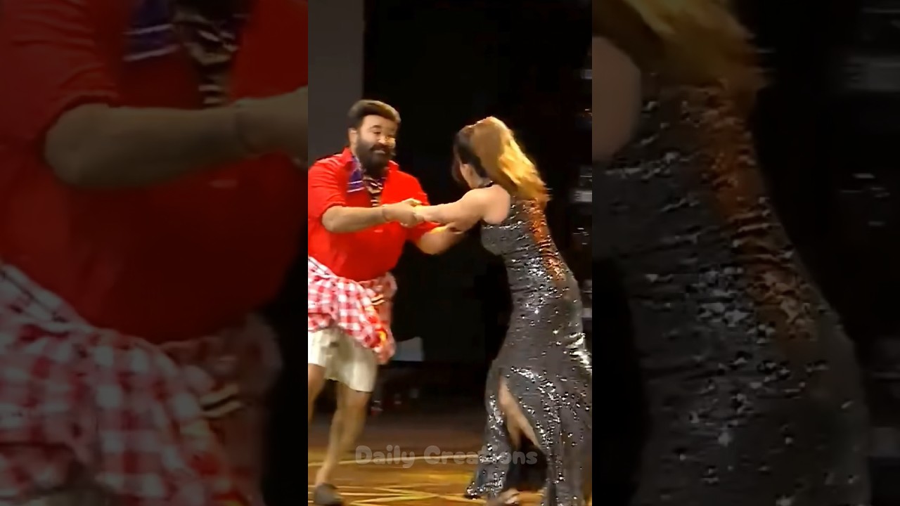 mamooty mohanlal💫🕺 dance with honey rose 