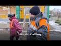 "You Don't Get Used To It": Ukraine’s Frontline Workers Clean Up Russian Artillery Damage Daily