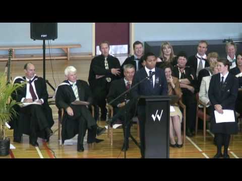 Chris Watt's Head Boy Speech