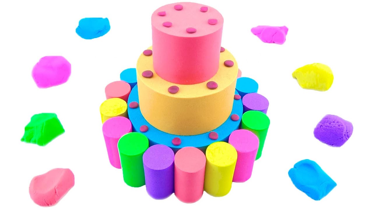 DIY How to Make Sand Cake w Rhymes And Songs YouTube