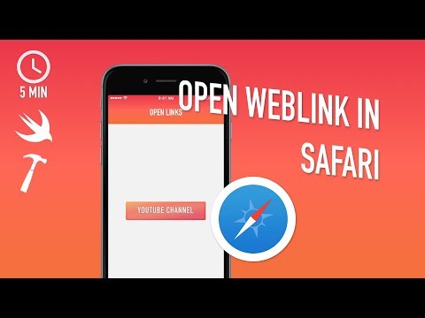 Xcode iOS Swift Programming Tutorial - How to Open Links Using Safari