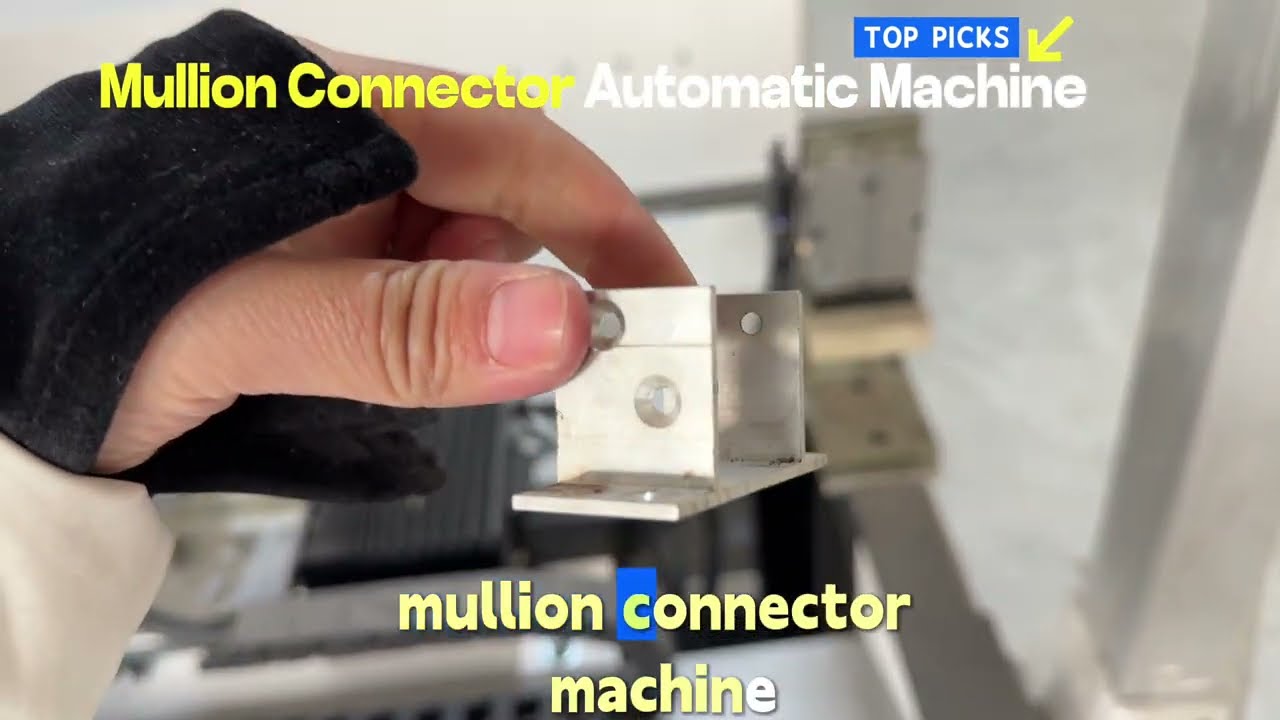 Mullion Connector Automatic Machine,PVC Windows Doors Mullion Connector Drilling Cutting Machine