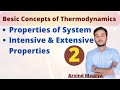 Properties of thermodynamics system | Intensive and Extensive Properties in Hindi |@rasayanclasses