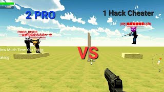 2 PRO Vs 1 Hacker Cheater || Strike Fortress Box || Masters Vs 1 Cheater || Gameplay  screenshot 4