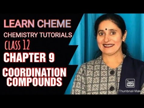 Class 12 Chapter 9 Coordination Chemistry