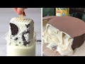 So Yummy OREO Chocolate Cake Decorating Recipes | Satisfying Chocolate Cakes With Milk Cream