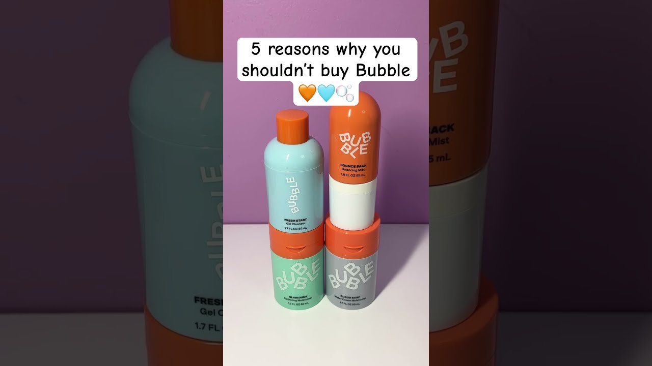 5 Reasons Why You Shouldn T Buy Bubble Bubbleskincare Preppy Skincare Trending Fyp