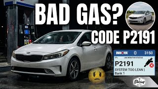 Bad Gas Destroyed Her Car | P2191 Code