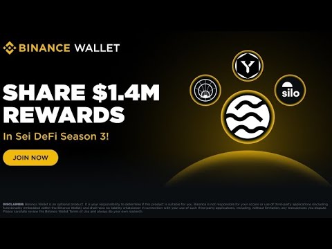 Airdrop Binance Web3 Sei Defi Season 3 Full Reward $1.4M Token Sei Siap Dibagikan Full Tutorialnya