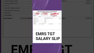 Emrs Tgt Salary emrs emrs2025 tgt emrssalary salary govtjobs yttrending viral
