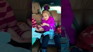 Amazing Cute Jilana Playing Inside The Car