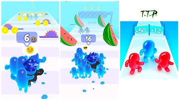 Join Blob Clash 3D Levels 17 - 20 Gameplay Walkthrough Android Games All Levels Unlock Trailer