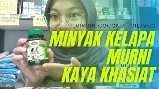 Kapsul VIRGIN COCONUT OIL/VCO, Minyak Kelapa Murni untuk Kesehatan Tubuh Dan Kecantikan Kulit Tubuh