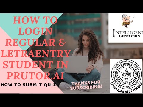 #Tech #education How to login in prutor.ai kanpur college by laterant and ragular students