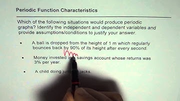 Which of the Following Situations Will Produce Periodic Function Graph