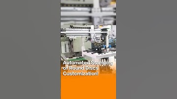 Automated Stamping of Round Discs #StampingDie #Automation #FeedingSystem #PrecisionPositioning