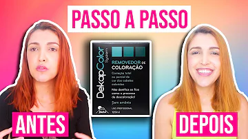 Como usar o DekapColor para descolorir o cabelo?