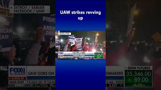 ‘MIGHTY, MIGHTY UNION’: UAW starts strikes against Detroit automakers #shorts
