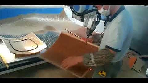 JNLINK   4 Axis CNC Router for Curved Plywood Engraving