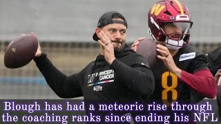 Commanders promote quarterbacks coach David Blough to OC with just two years of coaching experience