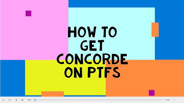 how to get concord on ptfs