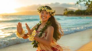 Hawaiian Music Instrumental Stunning Island Views🌺🎶
