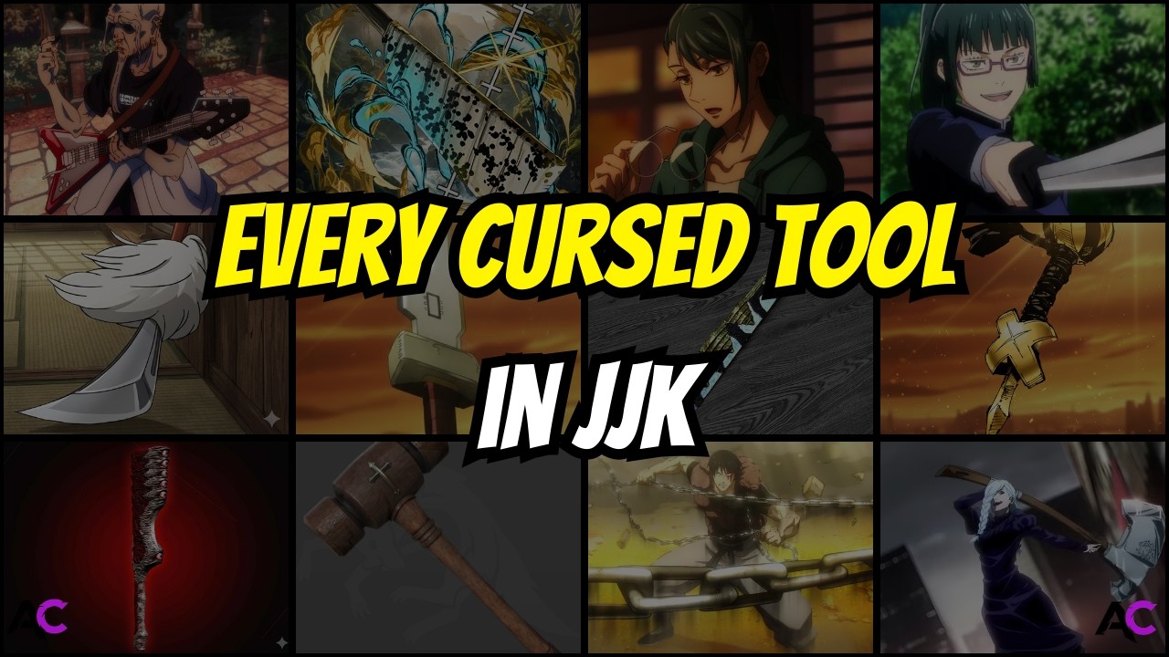Every Curse tool in JjK ||Jujutsu Kaisen|| - YouTube