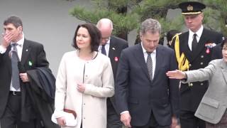 President of Finland visits Kyoto