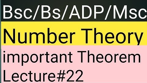 ||number theory ||complete residue system ||crs||CRS||number theory all lectures ||