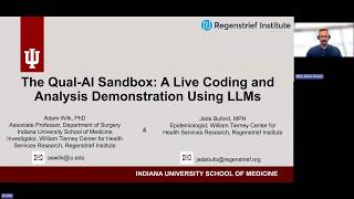 Indiana CTSI AI Workshop: The Qual-Al Sandbox: A Live Transcription and Analysis Demo Using LLMs