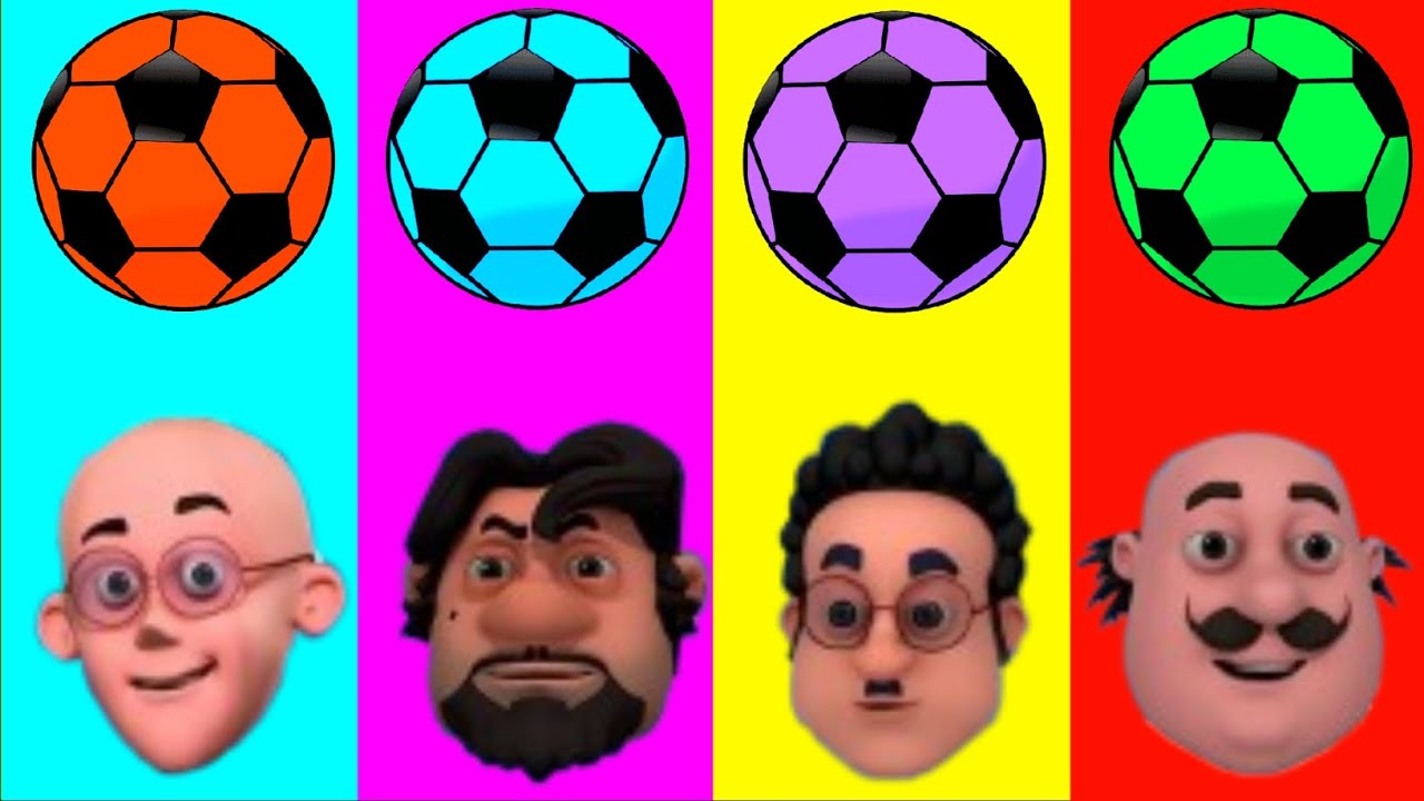 Red Bulls vs Blue Balls - Purple Balls - Green Balls // Face Colour Matching